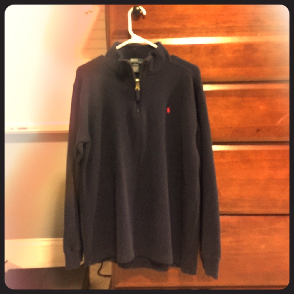Polo by Ralph Lauren Navy Men's small Quarter Zip