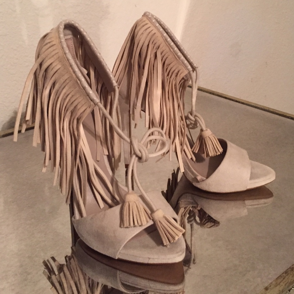 Zara Fringe Heel