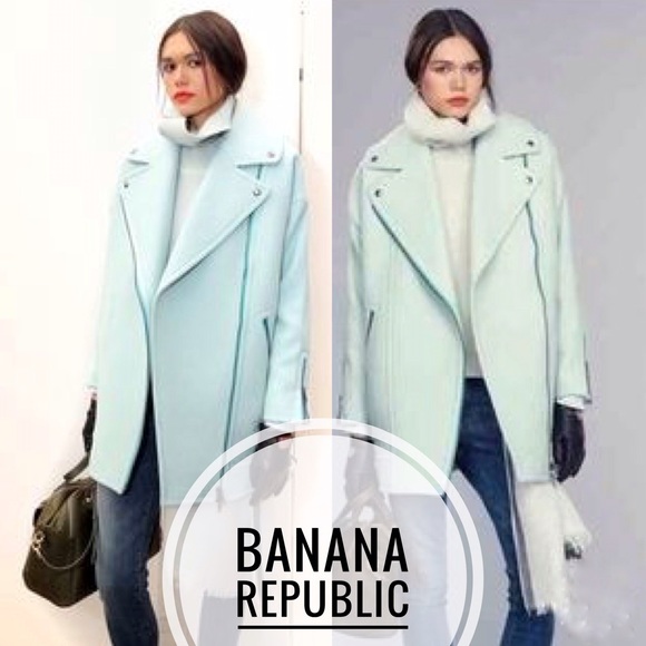 Banana Republic Jackets & Blazers - LOWEST! BANANA REPUBLIC Wool Oversized Moto Coat