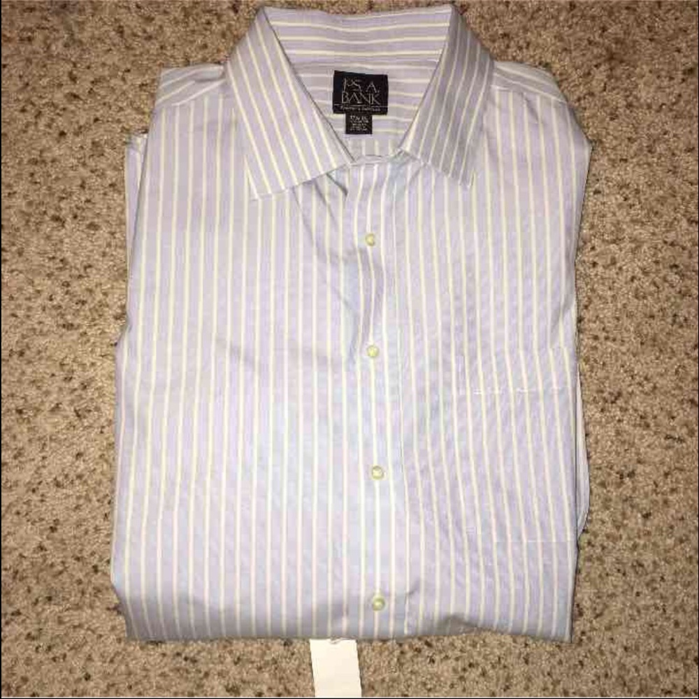 Jos A Bank - Striped Dress Shirt