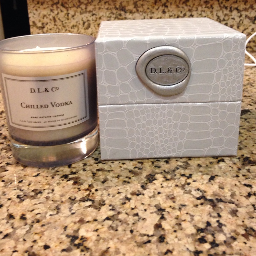 Limited edition "chilled vodka" candle.