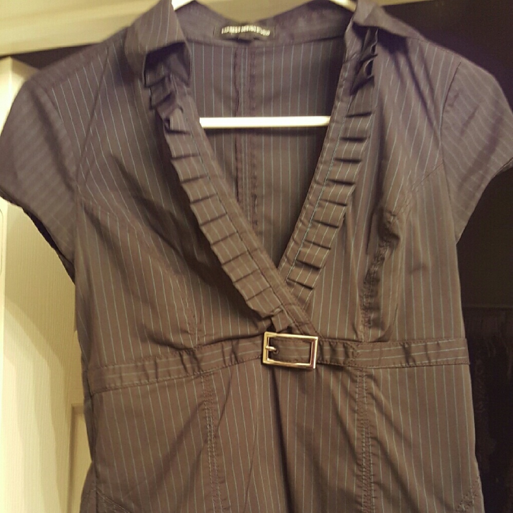 BLK AND BLUE EXPRESS TOP - XS - $25 OBO