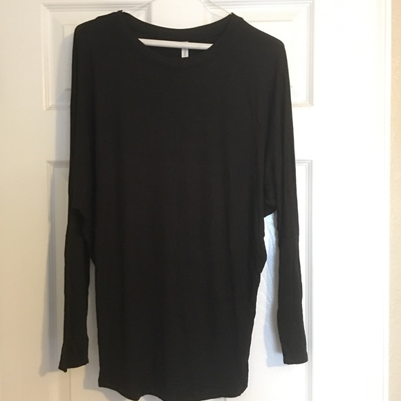Black Dolman Sleeve Top - Picture 4 of 5