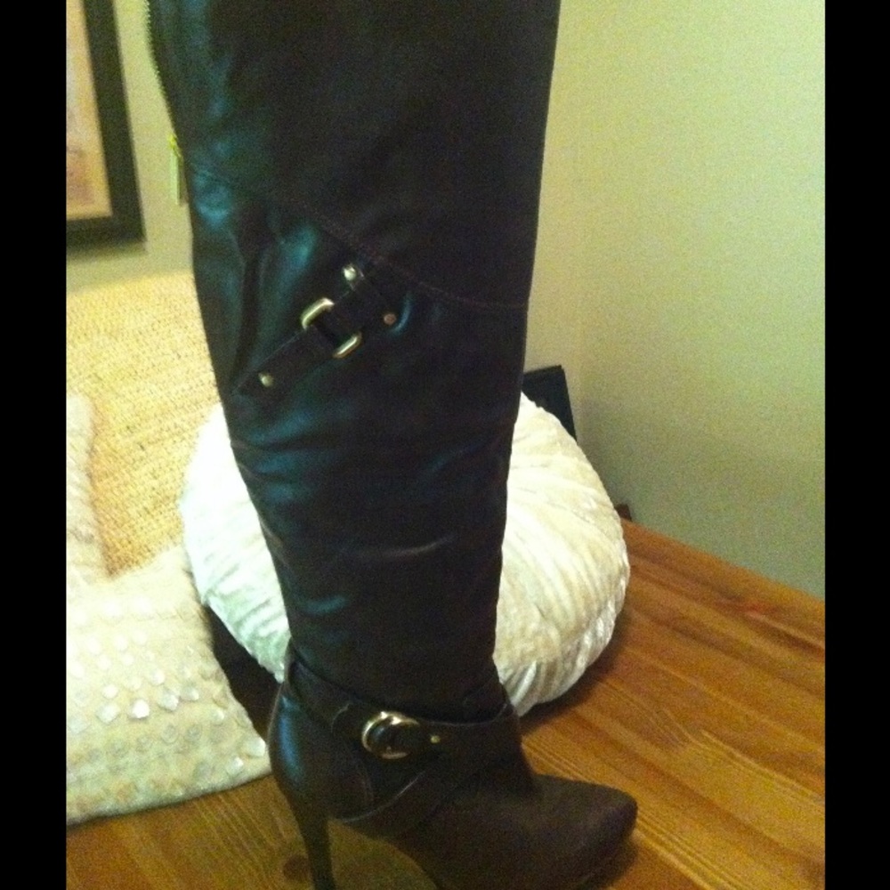 Fall SALE! Over the knee brown boots