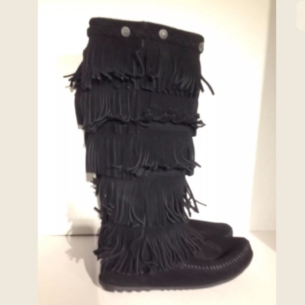 Minnetonka Fringe Boots