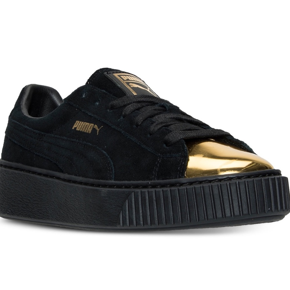 Black and Gold Puma "Creepers" size 7.5