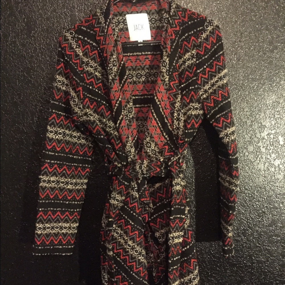 Wrap around waist coat