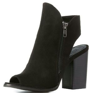 Charlotte russe open toe booties