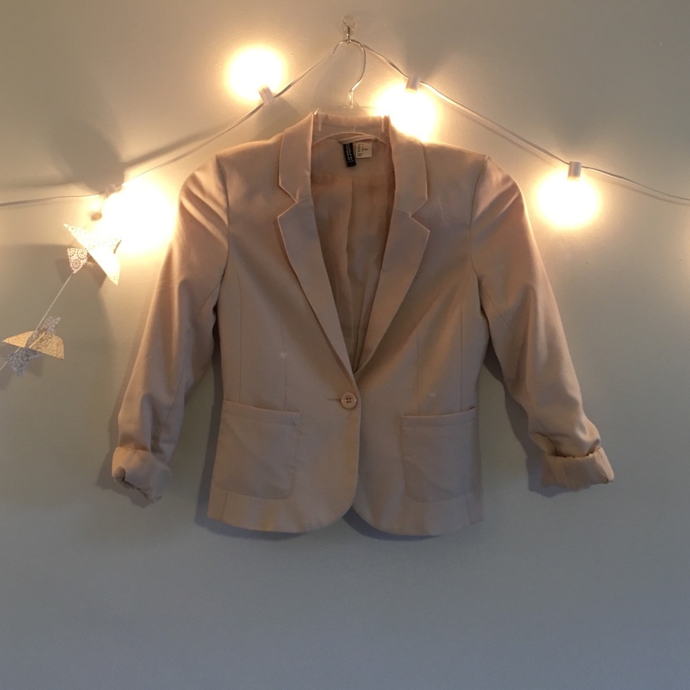 Cream blazer