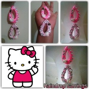 Hello Kitty Raindrop Earrings
