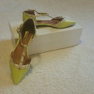 Halogen Toe Studded Flats