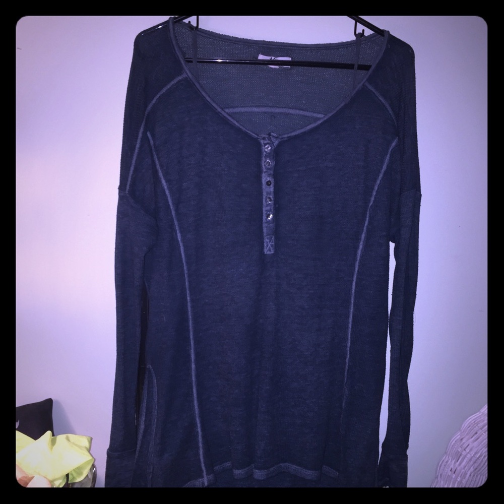 FP oversized Henley  tunic.