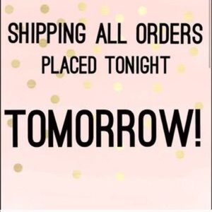 Shipping out in an hour as well