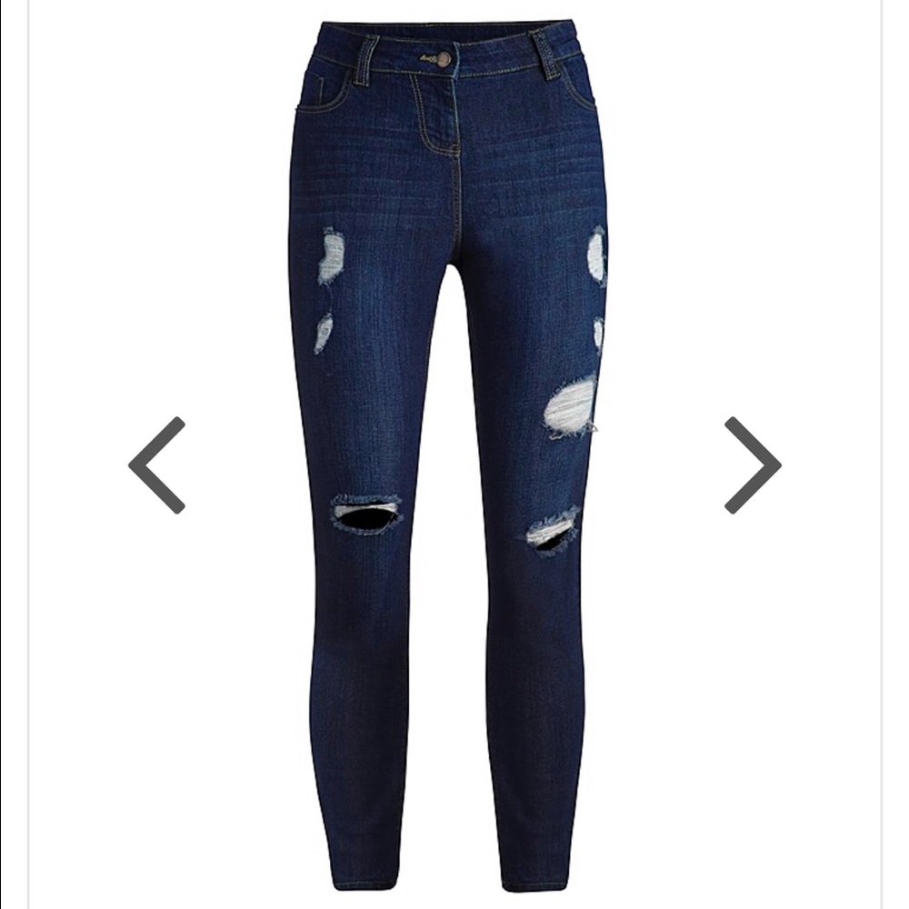 Distressed jeans Plus Size