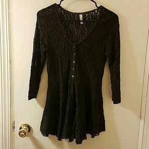 Free People lace top