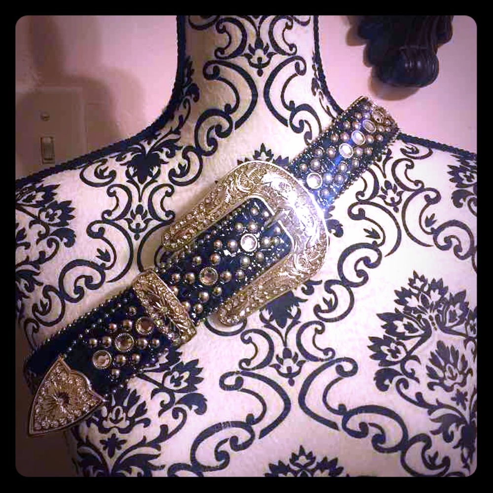 Super Blingy Rhinestone Belt