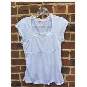 Lululemon White workout tee!