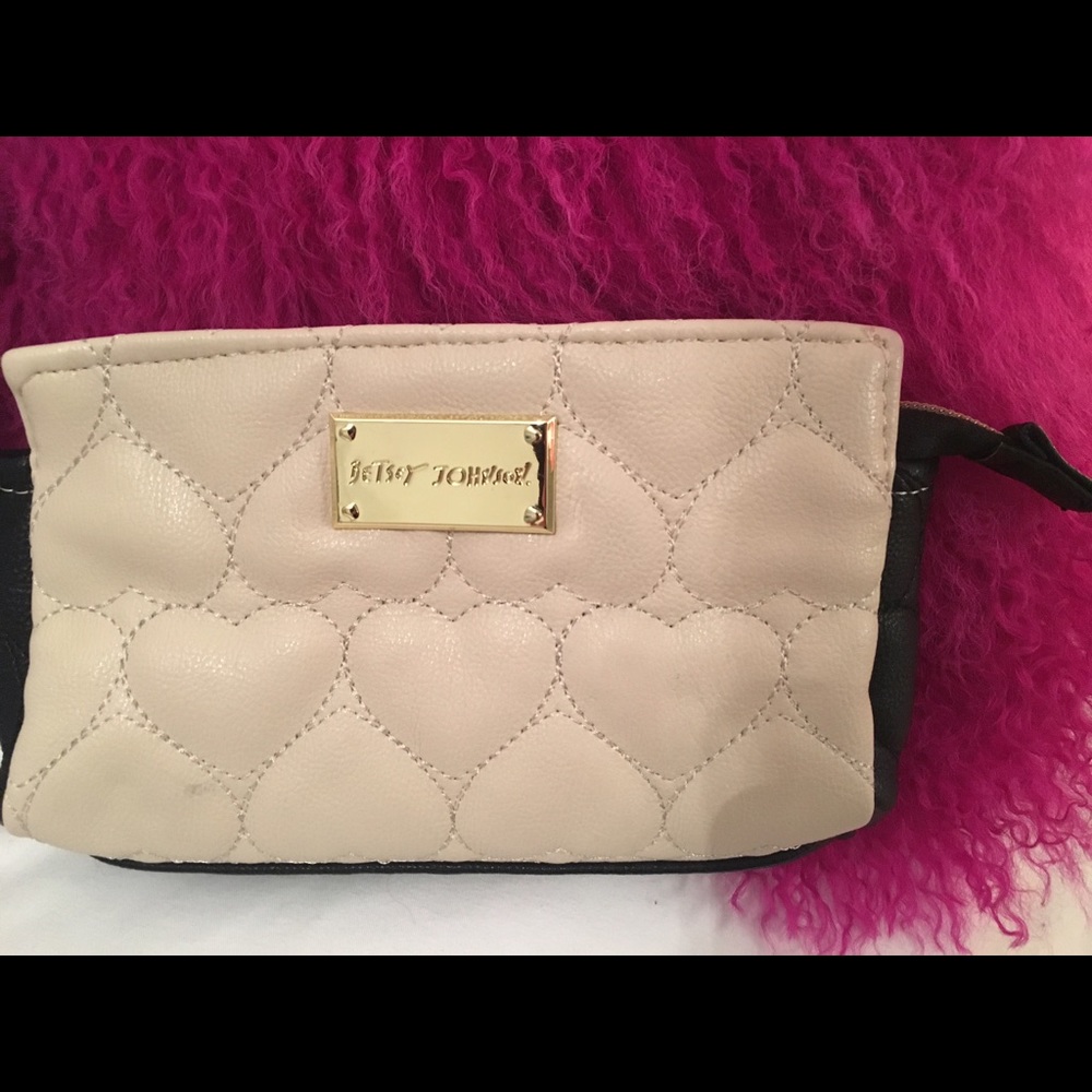 Betsey Johnson cosmetic bag/clutch