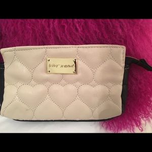 Betsey Johnson cosmetic bag/clutch