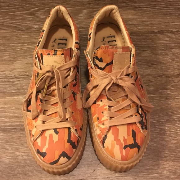 Puma X Rihanna FENTY Creeper Sneakers 9.5 Camo - Picture 2 of 4