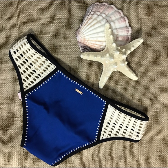 Victorias Secret Bikini Bottom Crochet Hipster - Picture 2 of 4