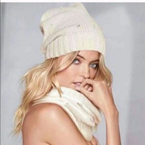 Victoria's Secret hat and scarf