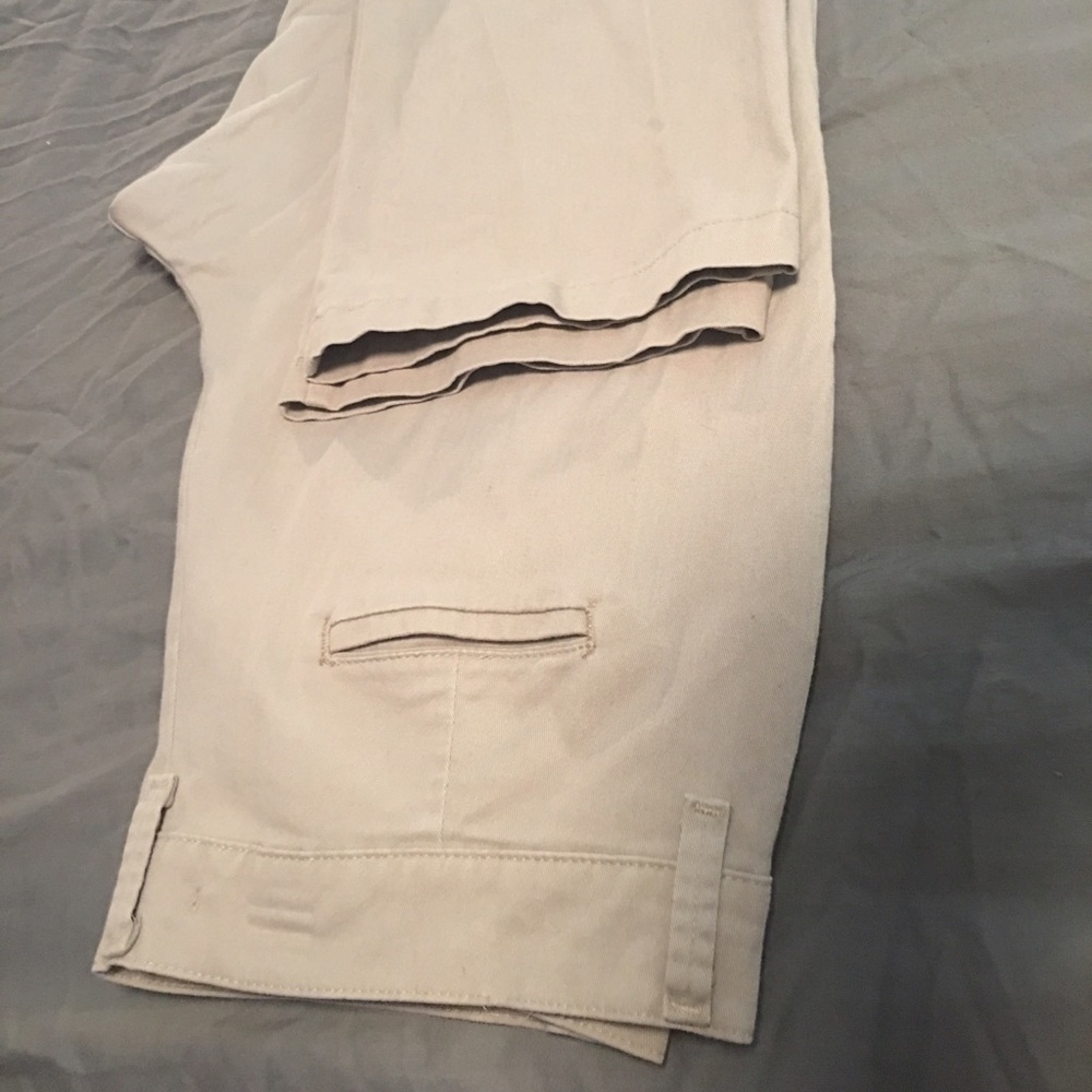 Tan relaxed fit casual slacks