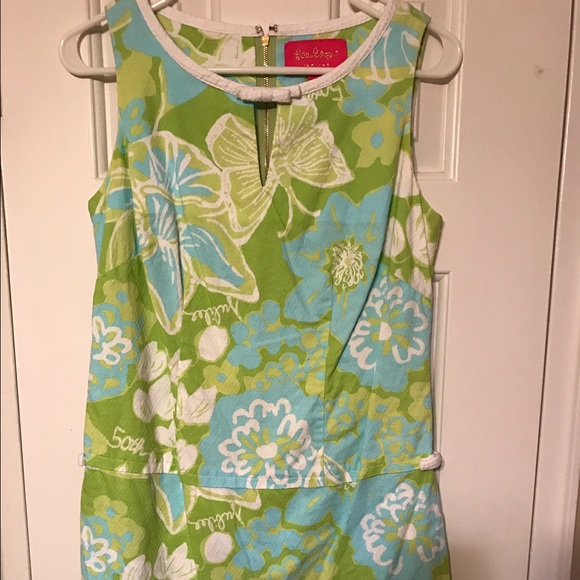 Lilly pulitzer Jubilee romper sz 4 - Picture 1 of 3