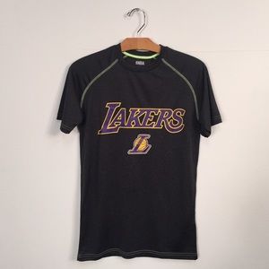 NBA Grey Lakers Graphic Print T-shirt Small