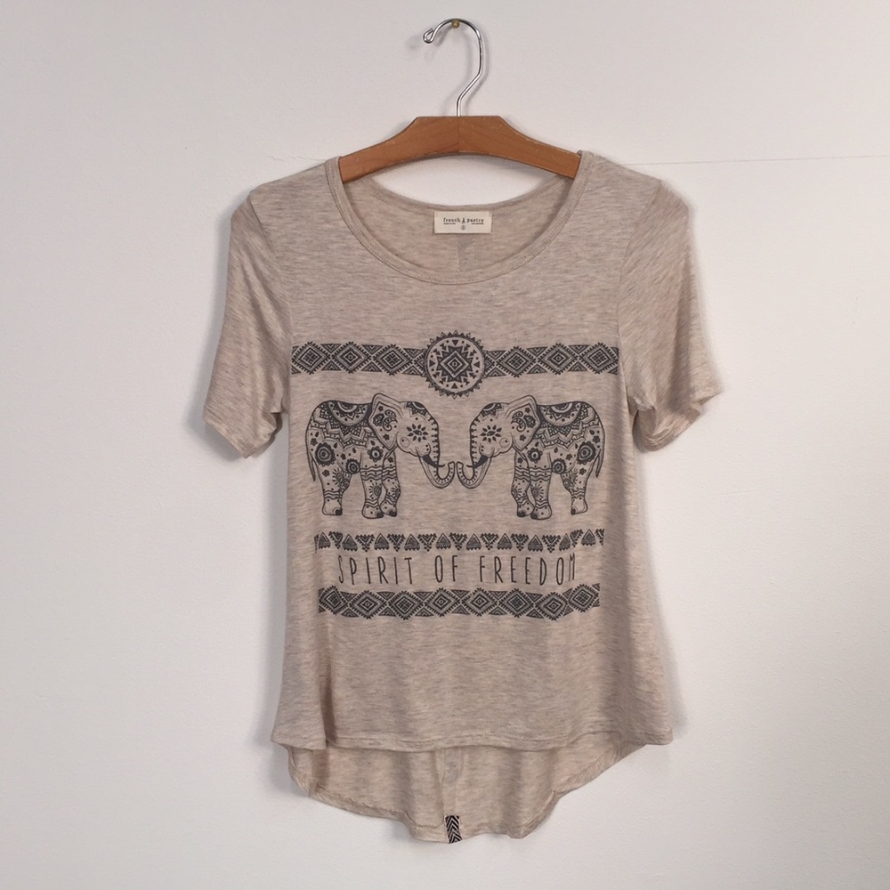 French Pastry Made In USA Los Angeles Blouse Small