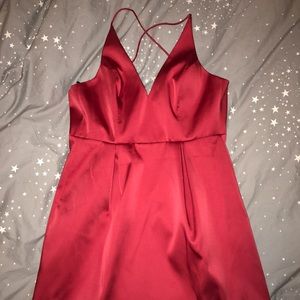 Topshop Satin Dress