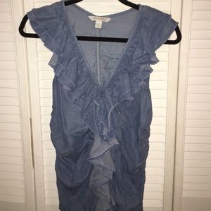 Boston Proper Denim Top