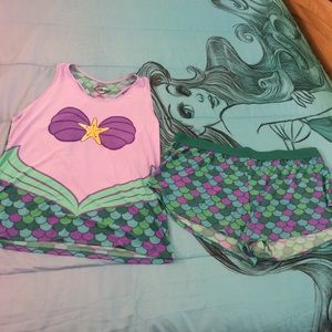 Little Mermaid two piece pjs
