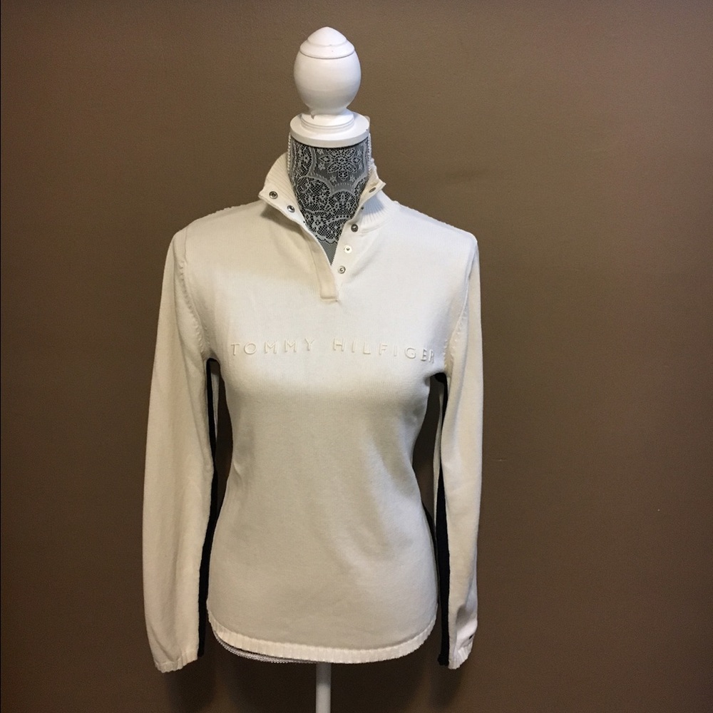 Tommy Hilfiger ivory cozy Sweater worn once