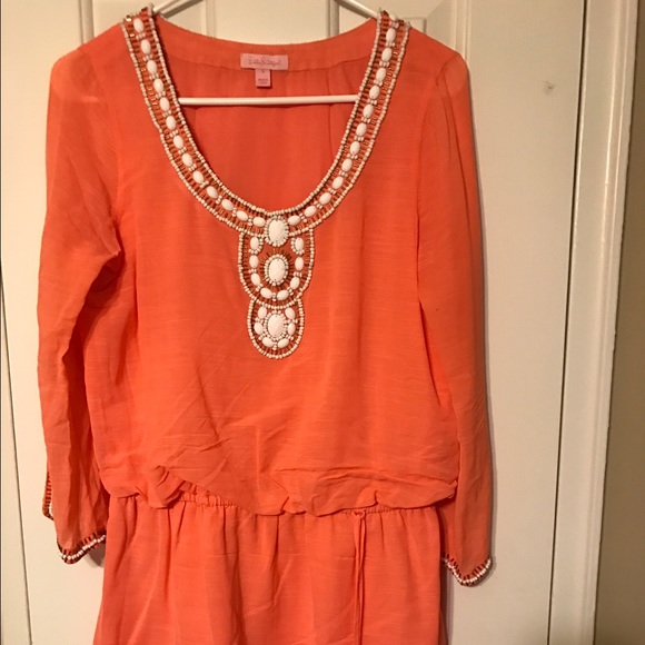 Lilly Pulitzer Delisa Yummy Melon sz s - Picture 1 of 2