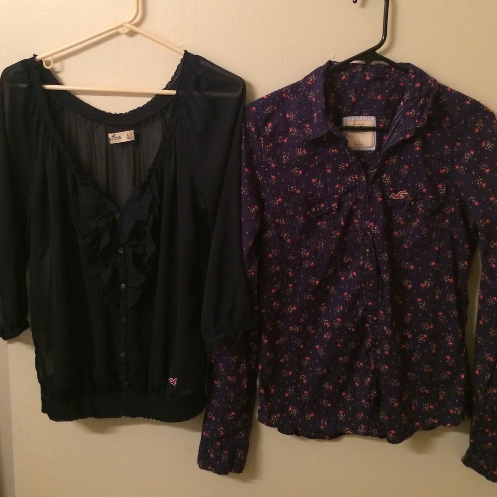 Hollister Two Tops Both Large