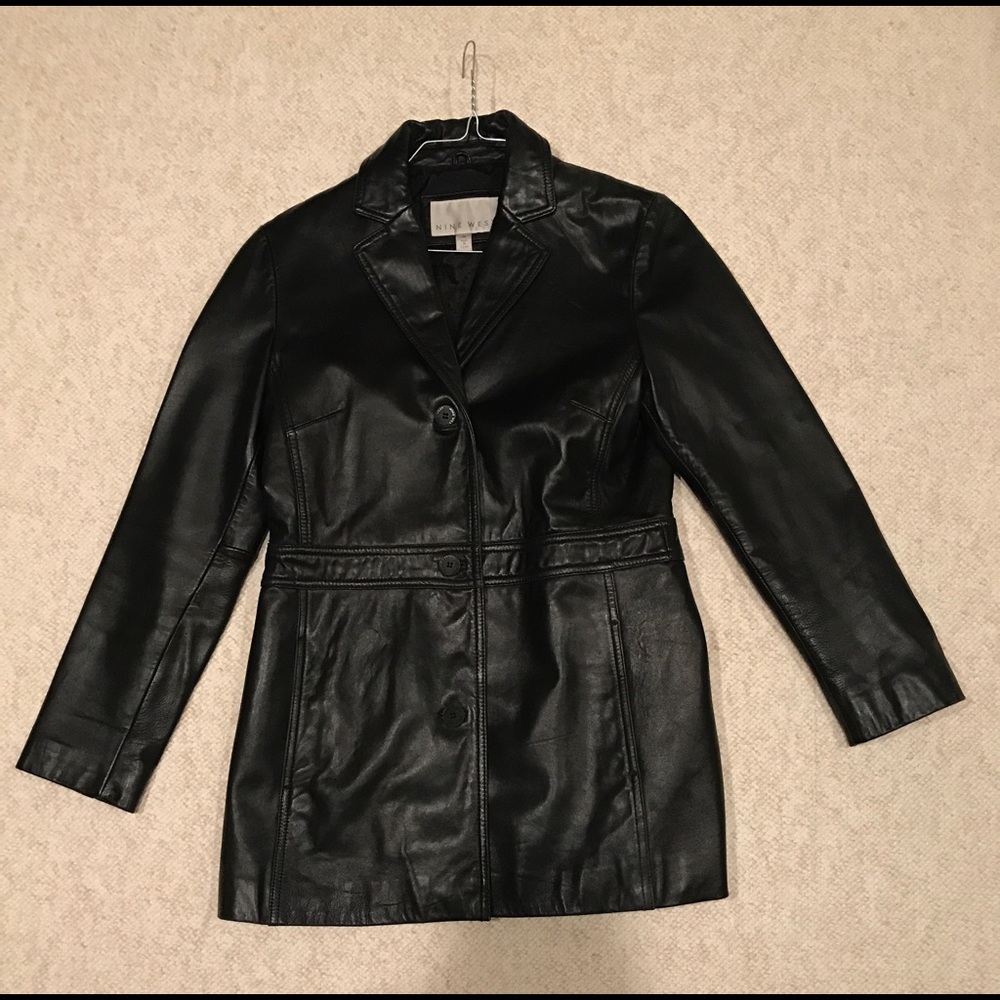 Nine West leather jacket