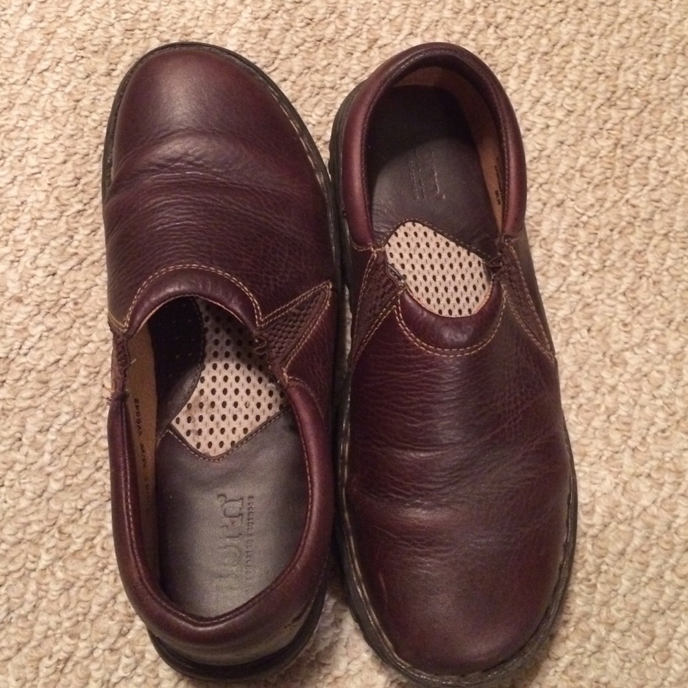 Born women's loafers shoes leather flats