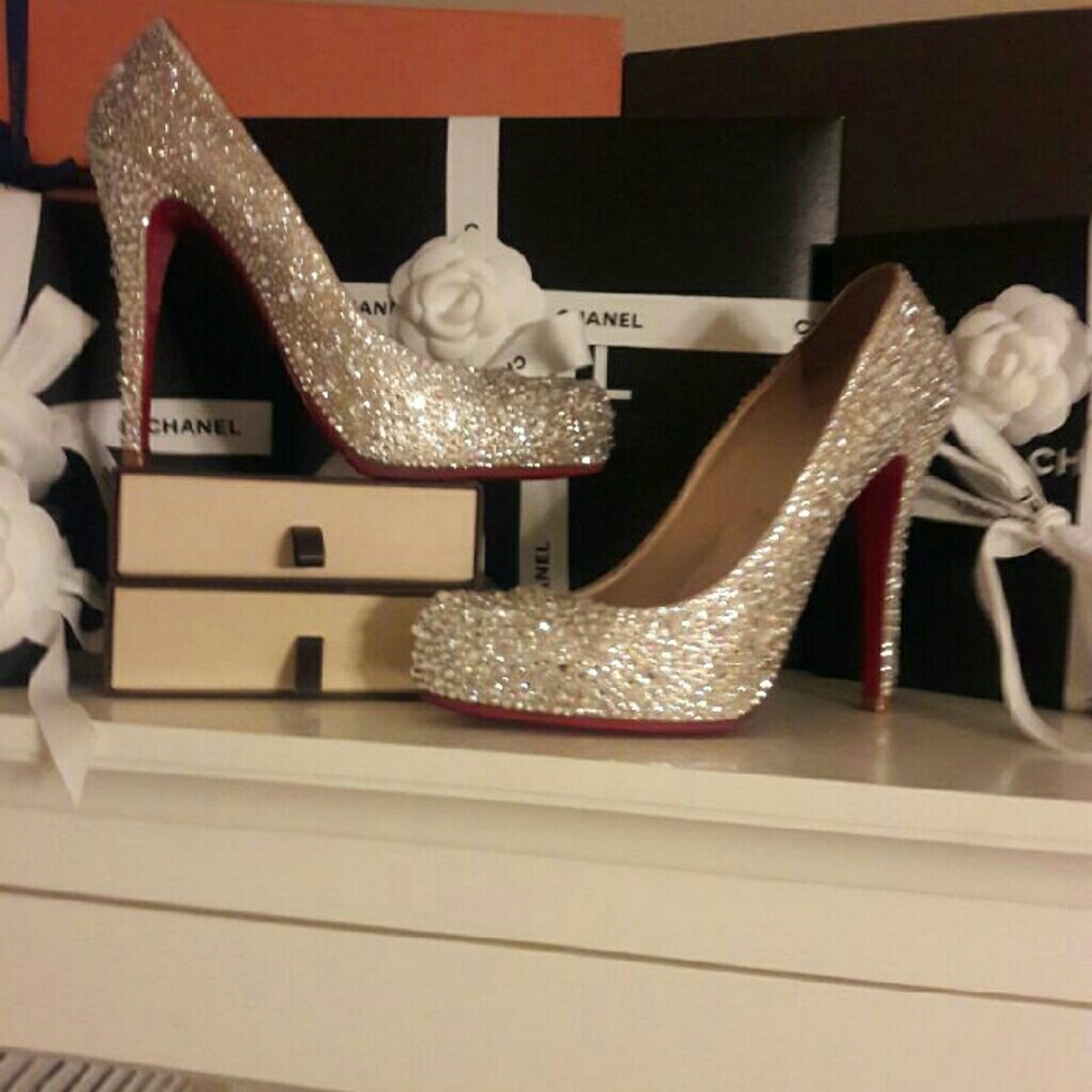 Christian Louboutin Rolando Strass Shoes
