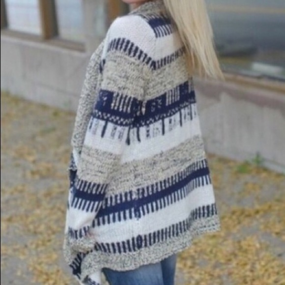 Lightweight not sweater waterfall cardi restock - Picture 3 of 5