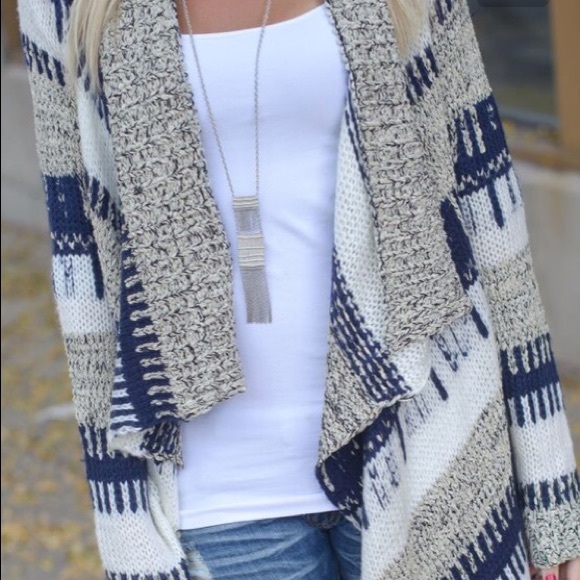 Lightweight not sweater waterfall cardi restock - Picture 5 of 5