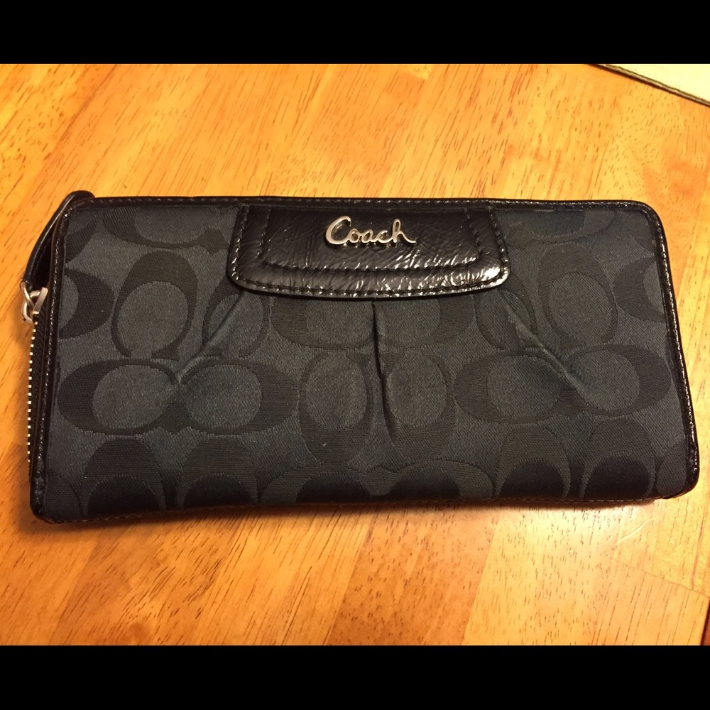 Black Coach Wallet