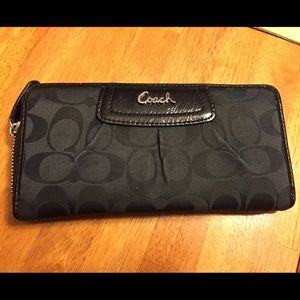 Black Coach Wallet