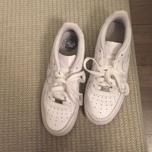 White air force ones