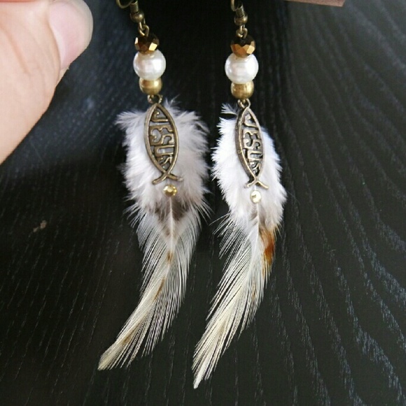 ⚡SALE⚡🐟Fish Shaped metal earrings from Mexico - Picture 4 of 4