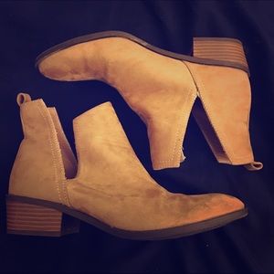 Tan Suede Ankle Boots