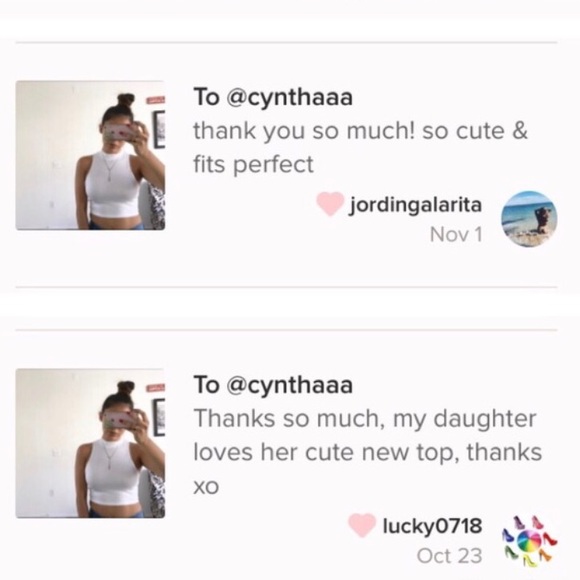 HP • White Crop Top • - Picture 4 of 5