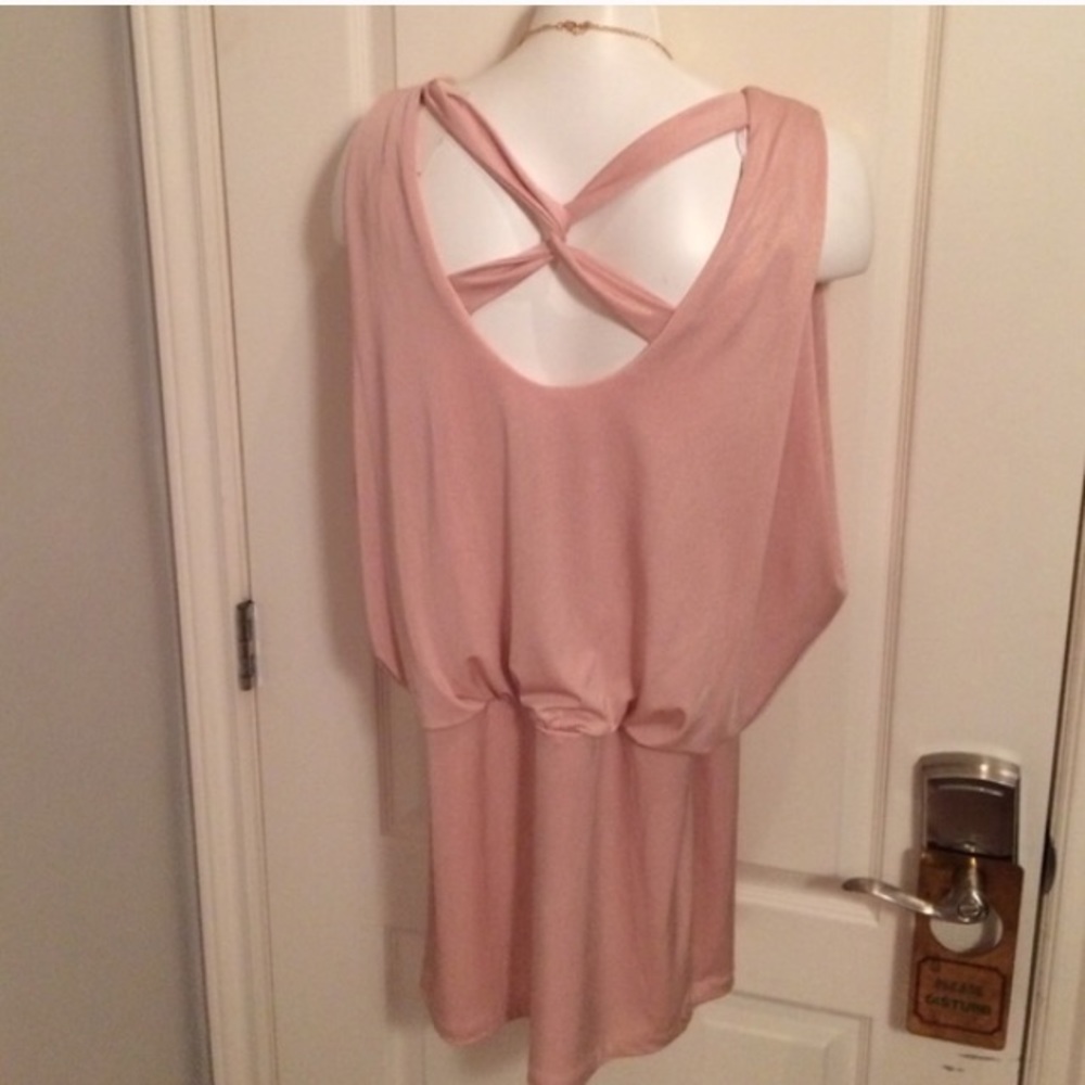 💐 Rose Gold Sleeveless Dress 💐 - Picture 2 of 4
