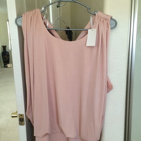 💐 Rose Gold Sleeveless Dress 💐 - Picture 3 of 4