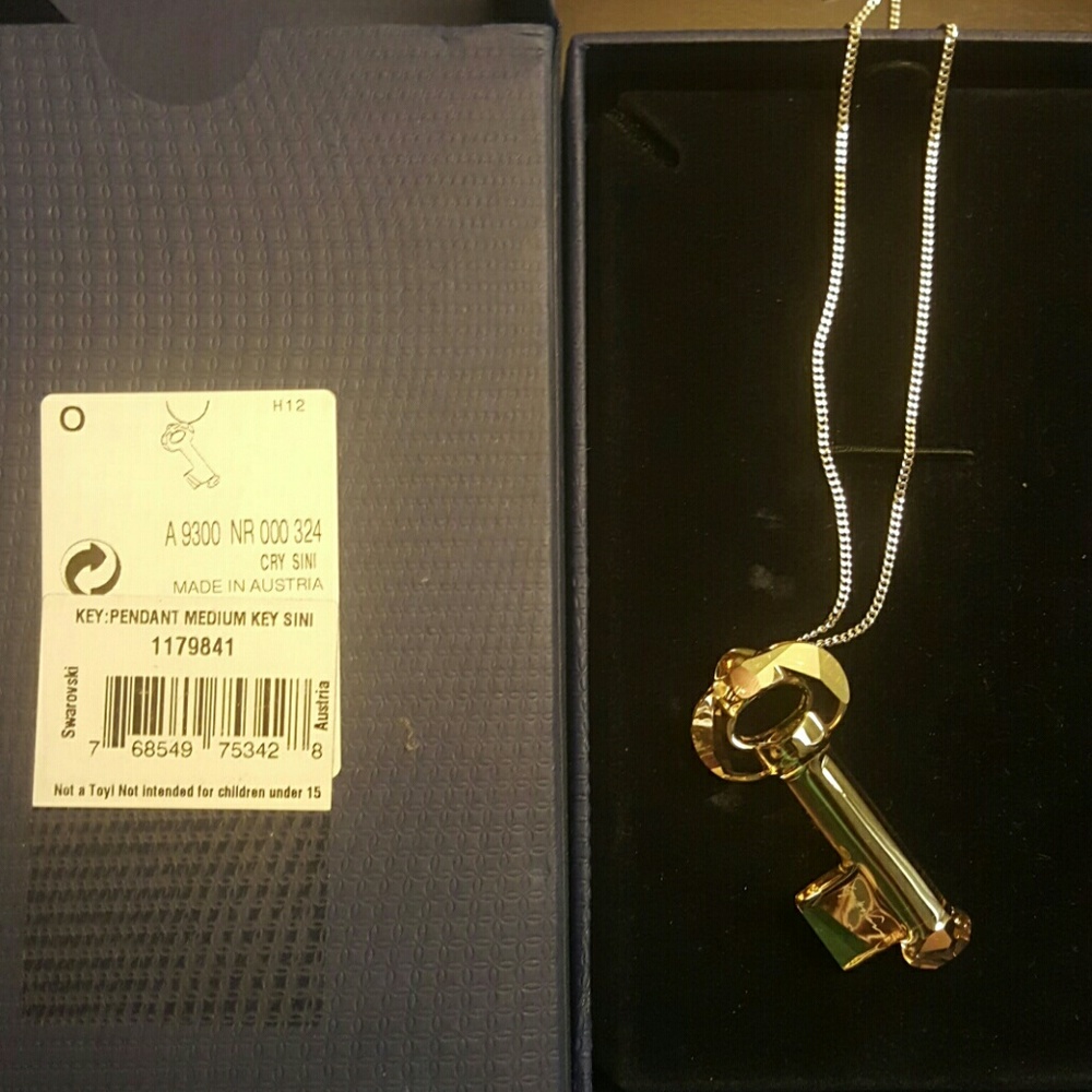 Swarovski Key Pendant Medium